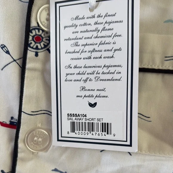 Petite Plume Sail Away PJ Set - Picture 3 of 6